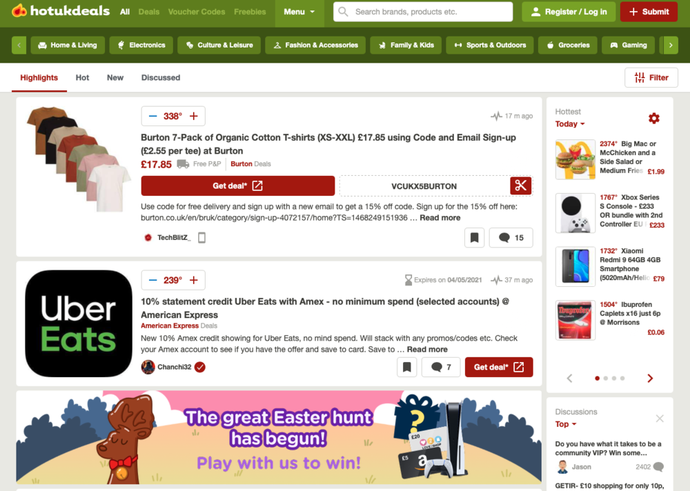 hotukdeals reveals the retailers with the best deals of 2016